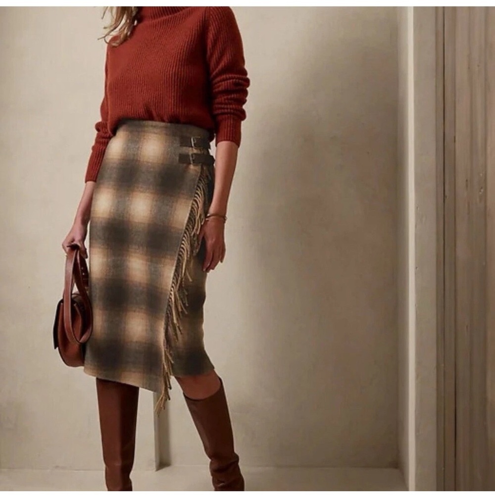 Banana Republic Stella Blanket Skirt Size XS NWT